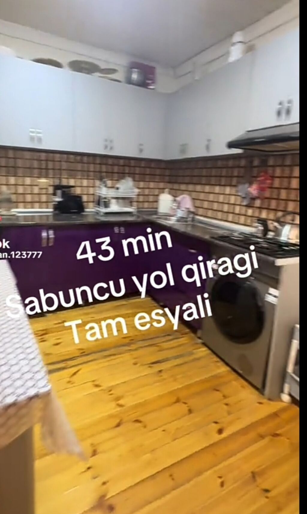 Sabunçu rayonunda, yol qırağında yerləşən, əşyalı yaşam sahəsi — Mənzil, Bakı