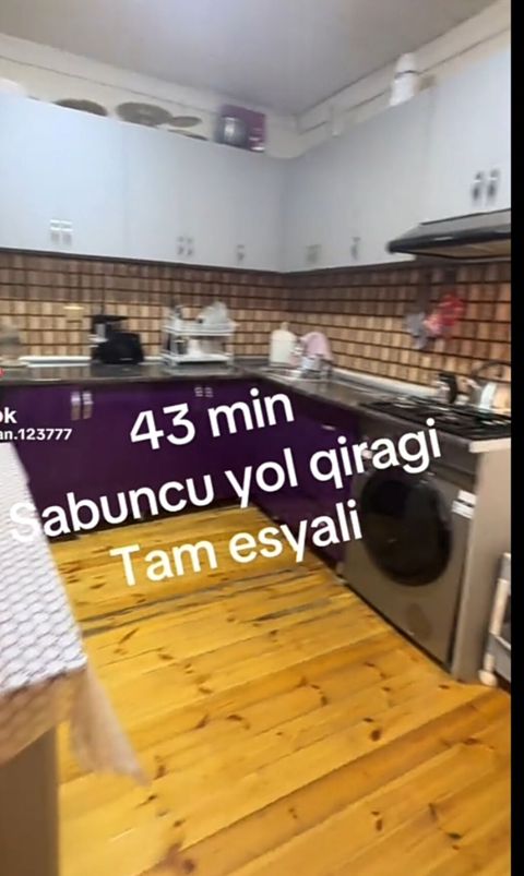 Sabunçu rayonunda, yol qırağında yerləşən, əşyalı yaşam sahəsi — Bakı