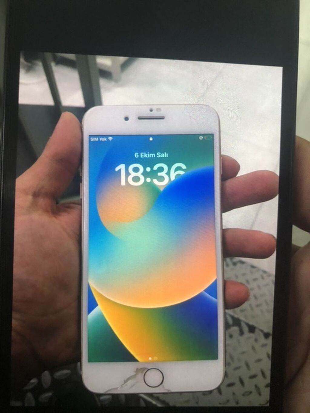 IPhone 8 Plus, Rose Gold, Qırıq — Apple iPhone, Xırdalan (3)
