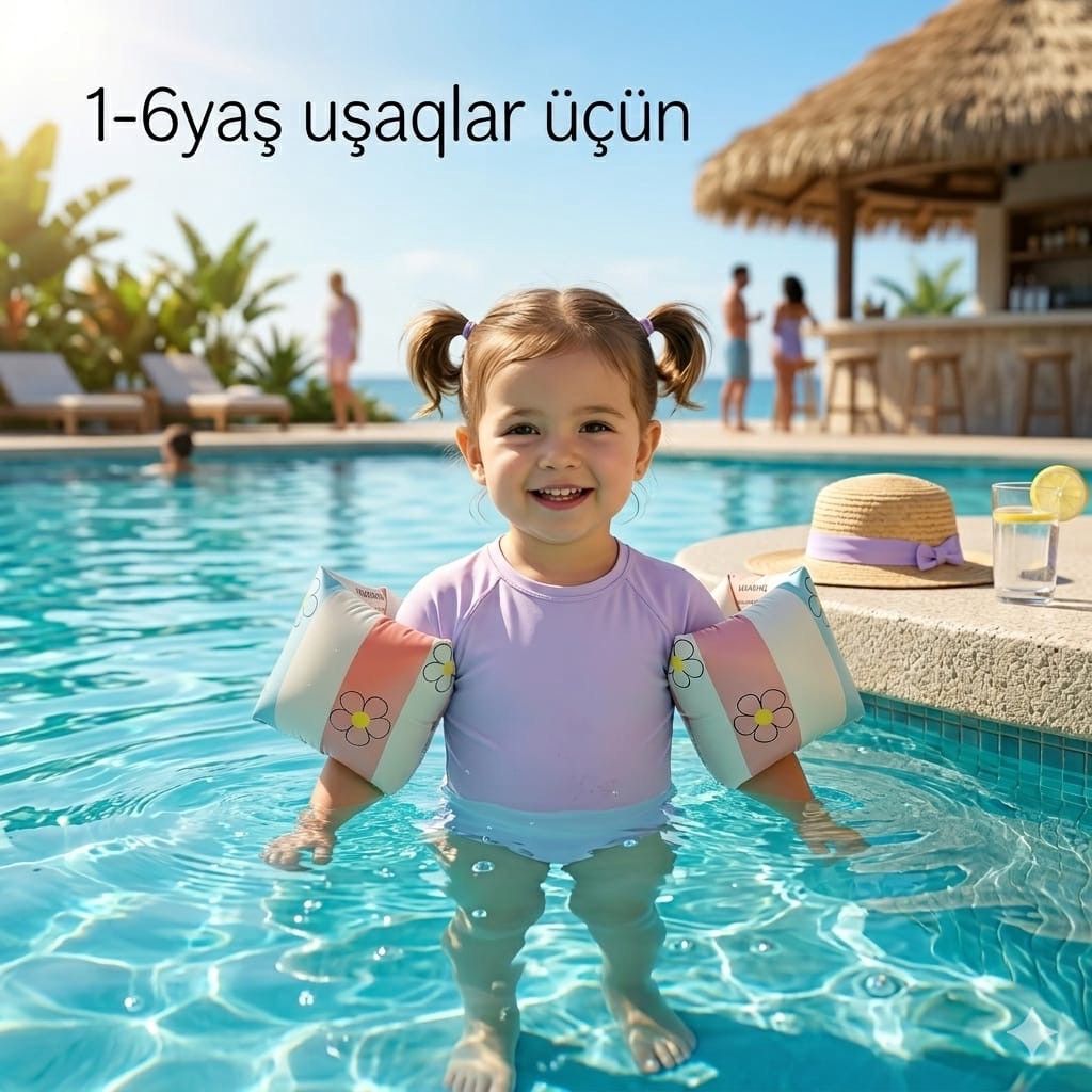 Qolçaqlar uşaqlar üçün SH493728377, rəngbərəng, 1 cüt, 1-6 yaş — Mallar, Bakı (3)