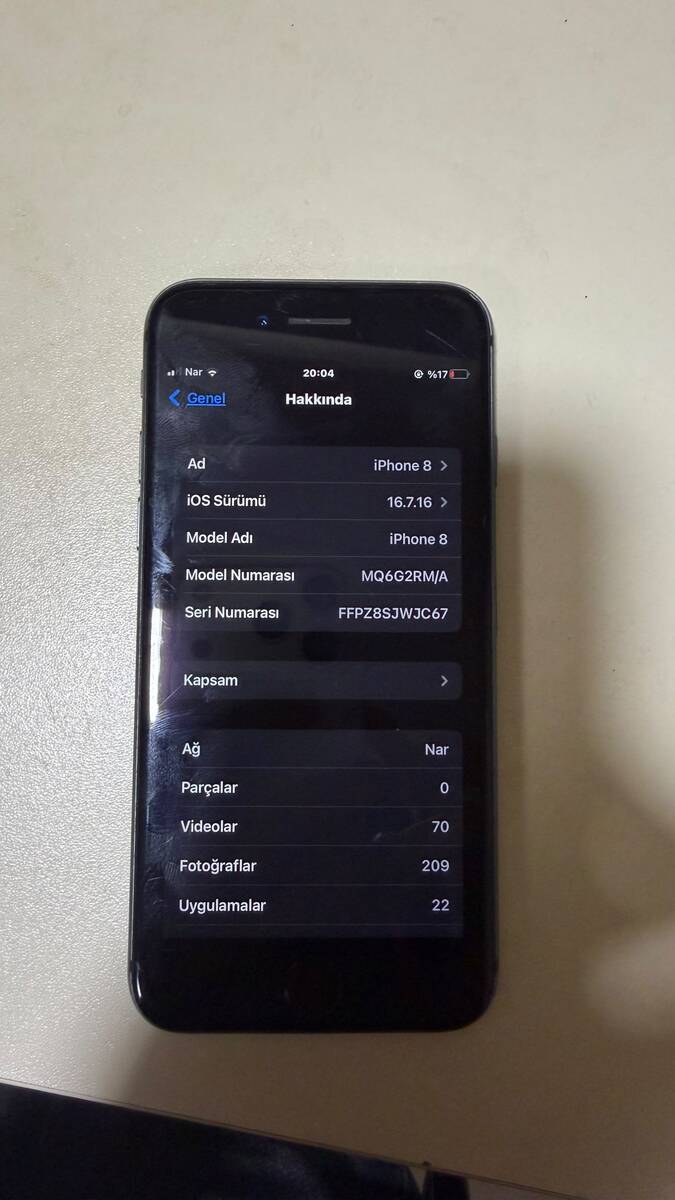 Apple iPhone 8 Space Gray 64GB — Smartfonlar, Bakı (5)