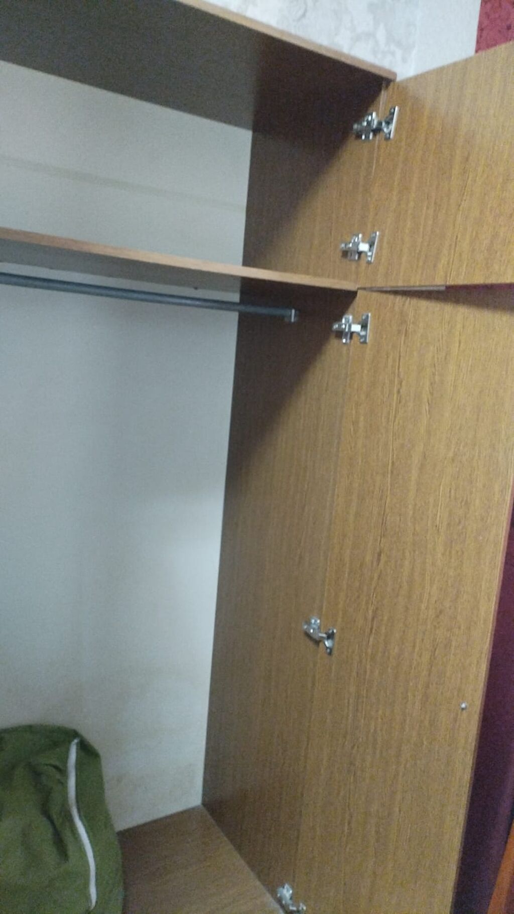 İki bölməli paltar şkafı - Material: laminat Polşa istehsalı — Şkaflar, Sumqayıt (2)