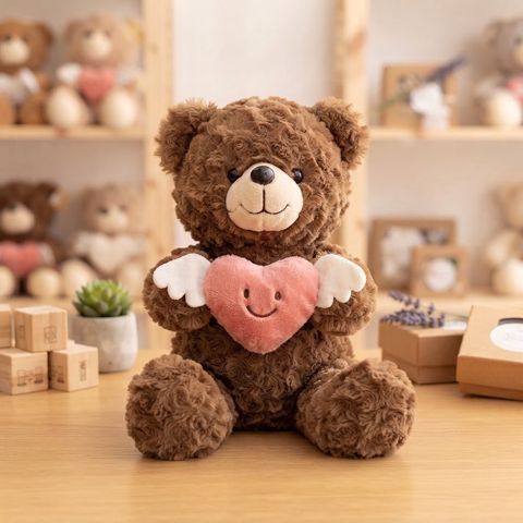 Yumşaq oyuncaq Ayı, peluş, qəhvəyi, 1+ yaş — Bakı