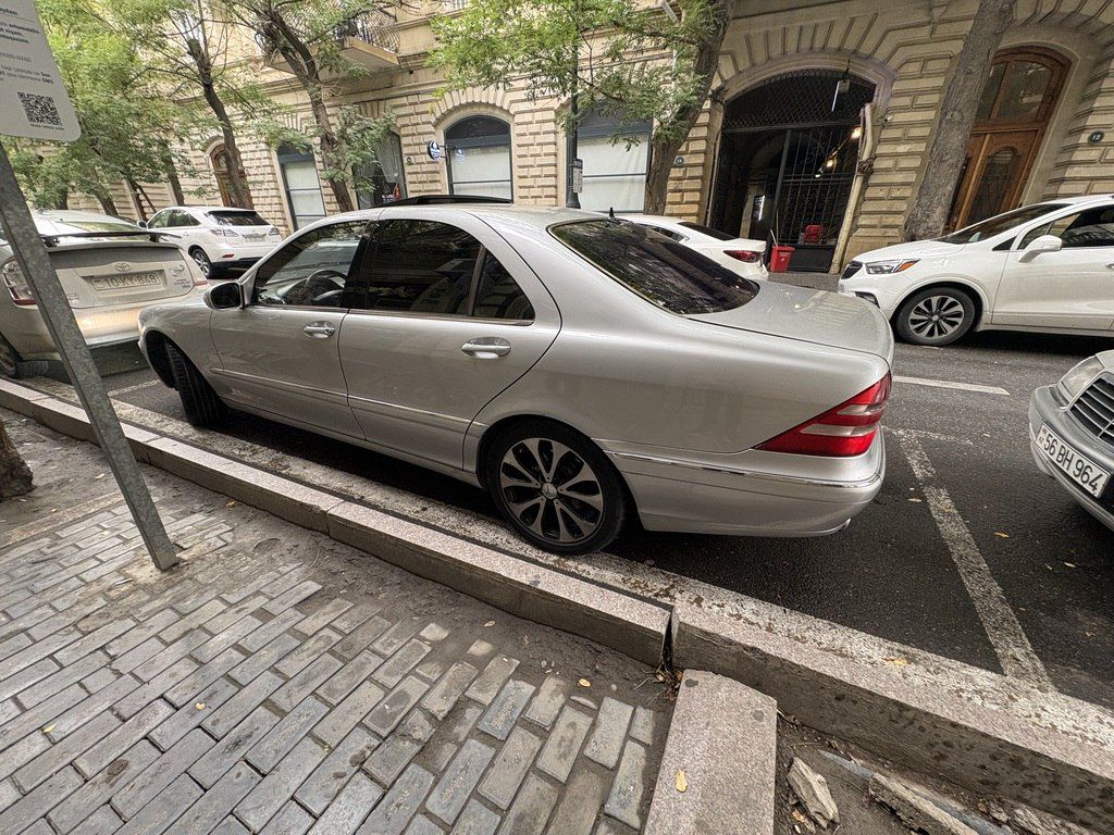 Mercedes S 320, 3.2 L, 2001 il, 310 000 km — Avtomobillər, Bakı (9)