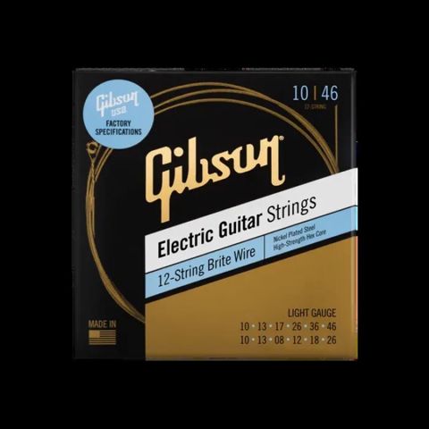 Gibson Brite Wire – Elektrik Gitara Simləri, 12-String Gibson Brite — Bakı