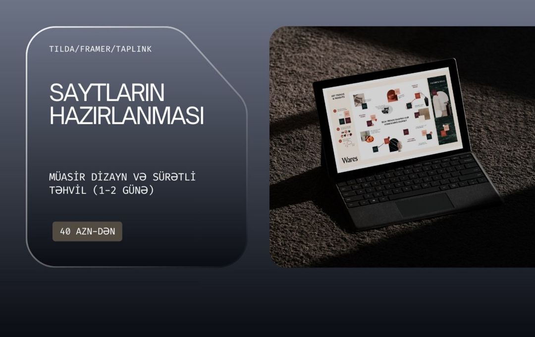 Peşəkar saytların və lendinqlərin hazırlanması — Reklama, IT, marketing, Bakı