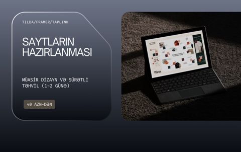 Peşəkar saytların və lendinqlərin hazırlanması — Bakı