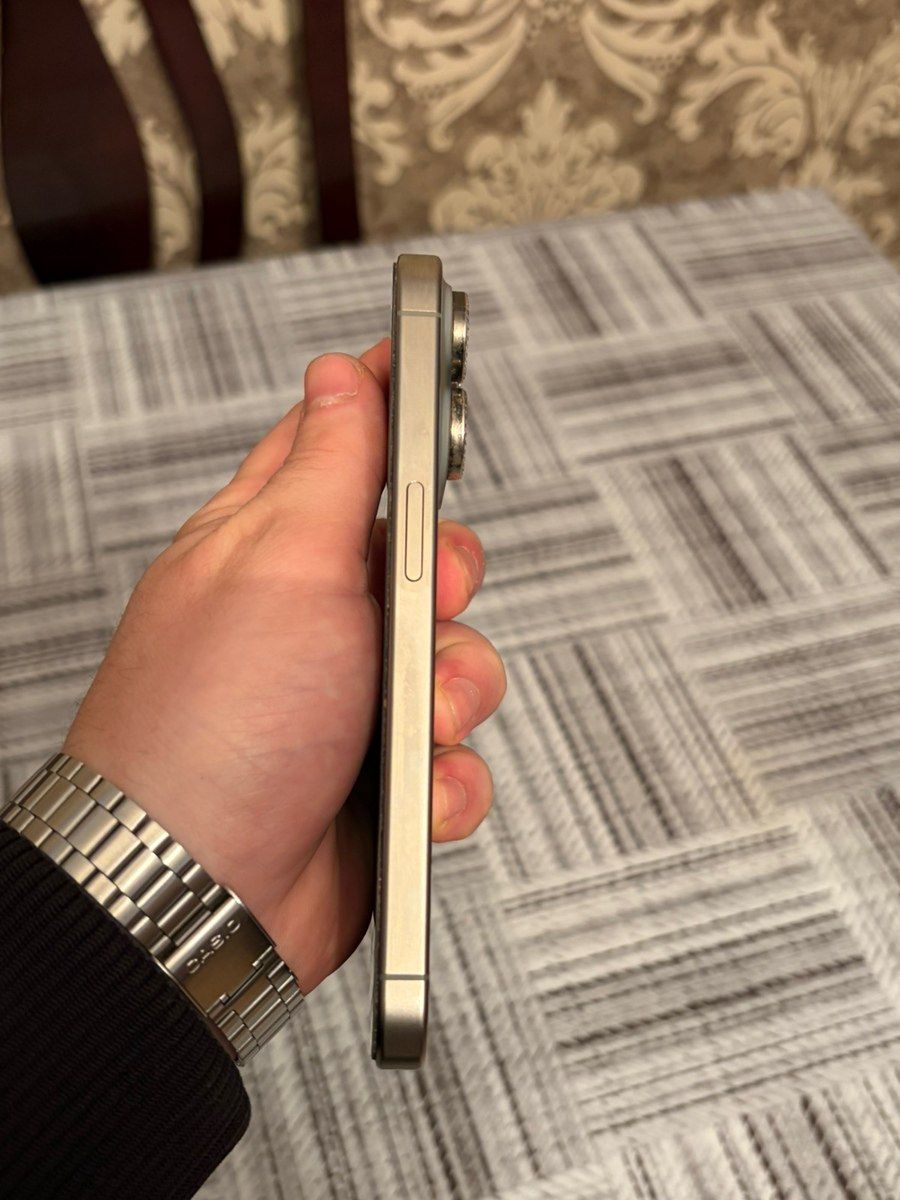 Apple iPhone 15 Pro Natural Titanium 128GB/8GB — Smartfonlar, Bakı (3)