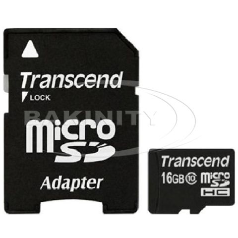 Yaddaş kartı Transcend TS16GUSDHC10 — 14.08 ₼ · Bakı · Yaddaş kartları Yaddaş kartı Transcend TS16GUSDHC10 — Bakı