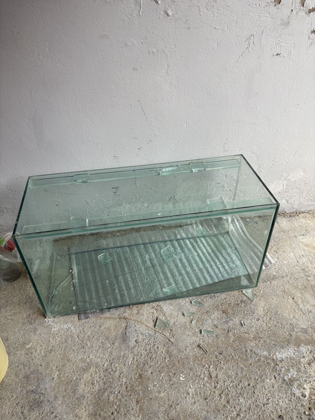Dördbucaq akvarium, 200 l, Ünvandan götürmə — Akvariumlar və balıqlar, Bakı