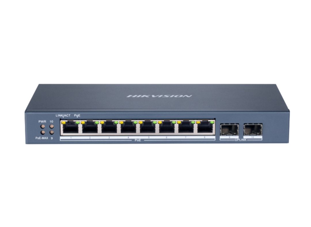 Hikvision DS-3E1510P-SI 8 Port Gigabit Smart Managed PoE Switch — Şəbəkə və server avadanlığı, Bakı (2)