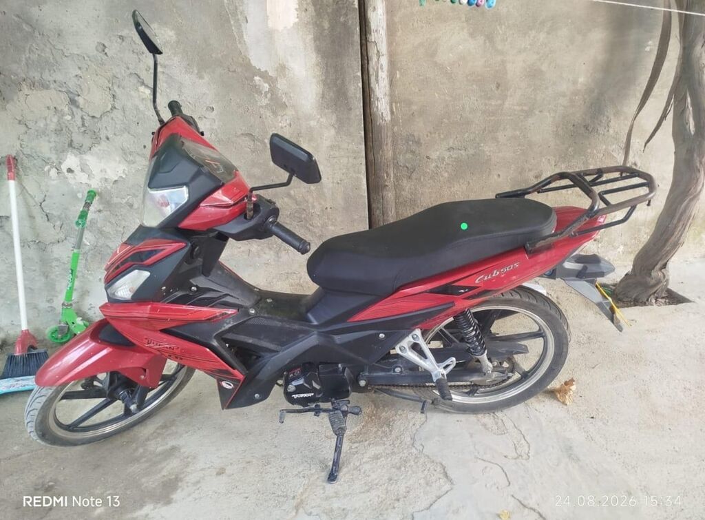 Tufan S50 14 min probekdə iş ev sürülüb ancaq hər bir şeyi qaydasında — Motosikletlər, Bakı