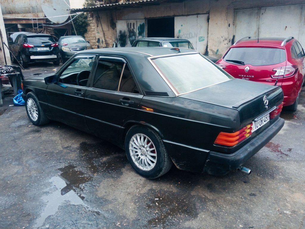 Mercedes 190, 2.0 L, 1993 il, 412 530 km 10-OR-480 — Avtomobillər, Bakı (2)