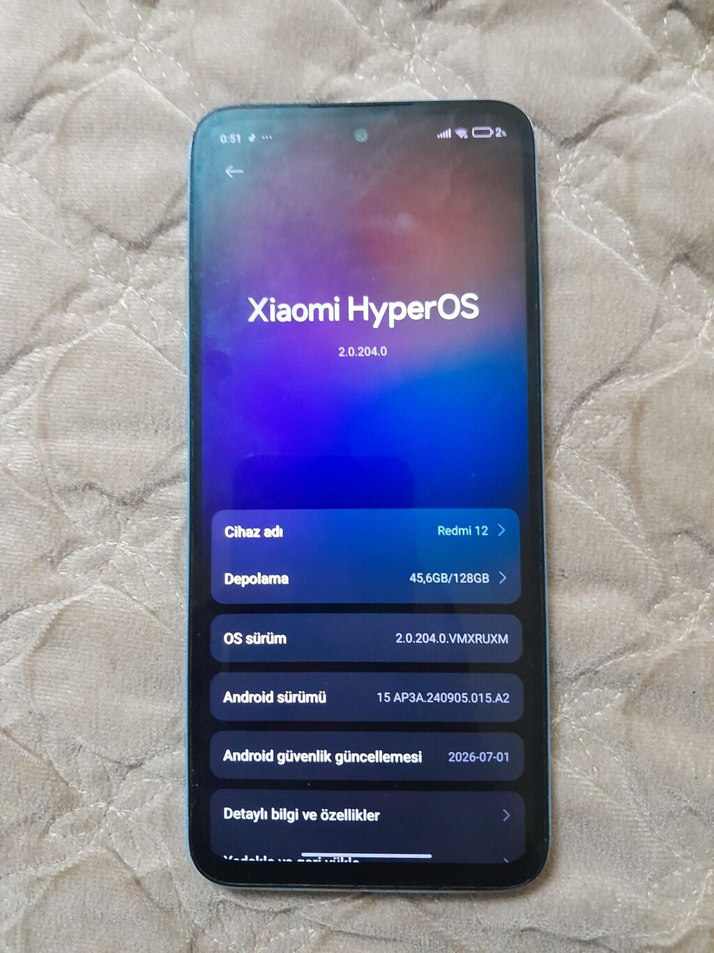 Xiaomi 12, 128 GB, rəng - Mavi, Qırıq — Xiaomi, Bakı (4)