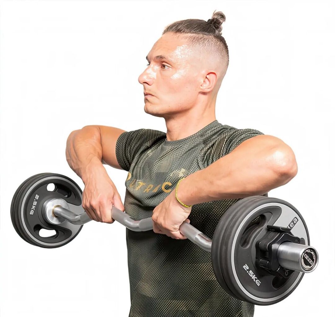 Ez Curl Barbell Bar F50 ştanq qrifi — İdman, hobi, istirahət, Bakı (4)