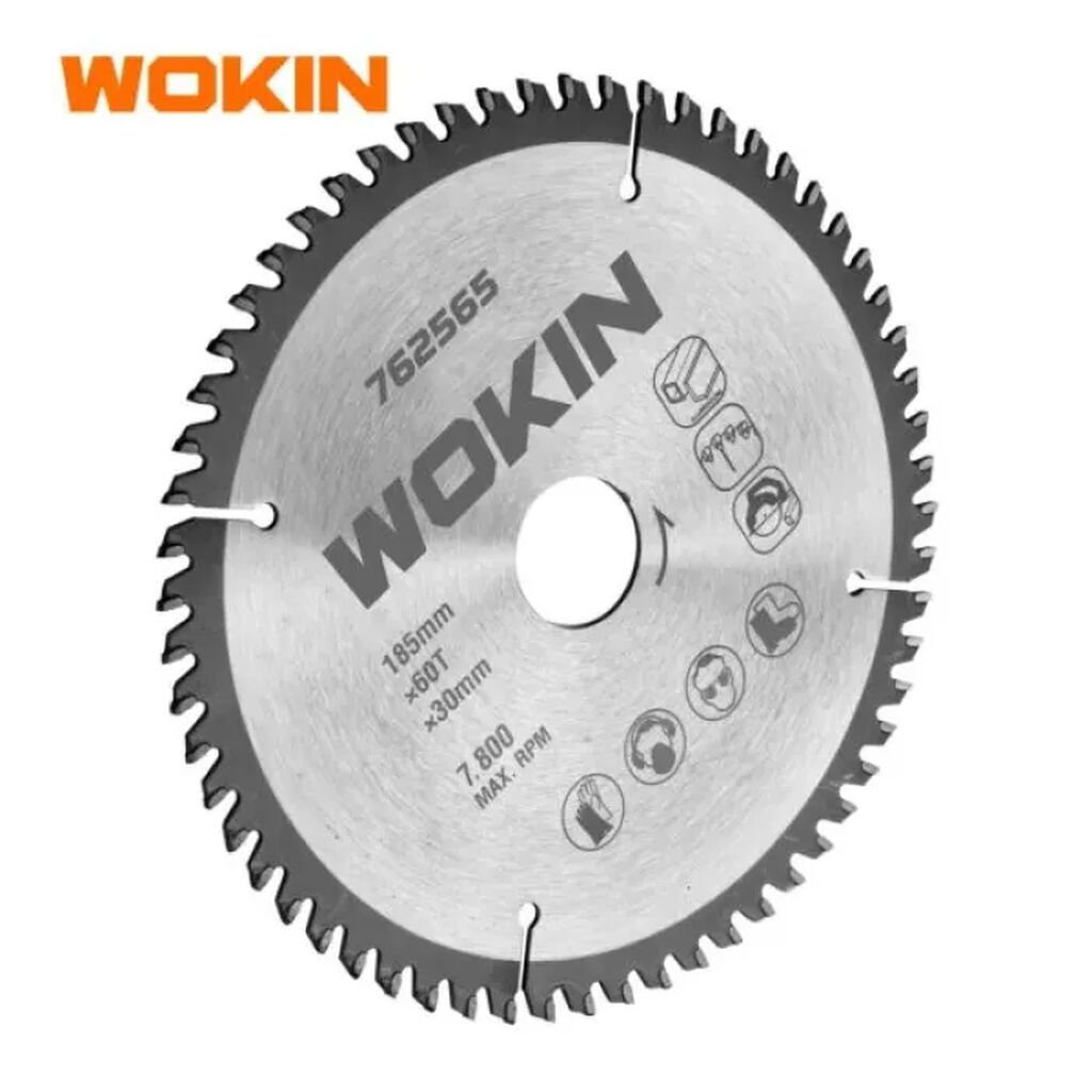 Wokin Peşəkar Dairəvi Mişar Diski 230×30 mm, 60 Diş Wokın 762865 — Alətlər, Bakı