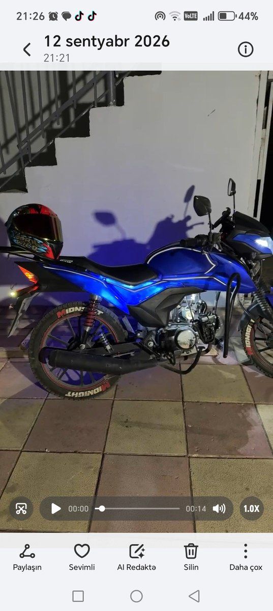 Tufan M50n, 2026 il — Motosiklet və mopedlər, Bakı (3)