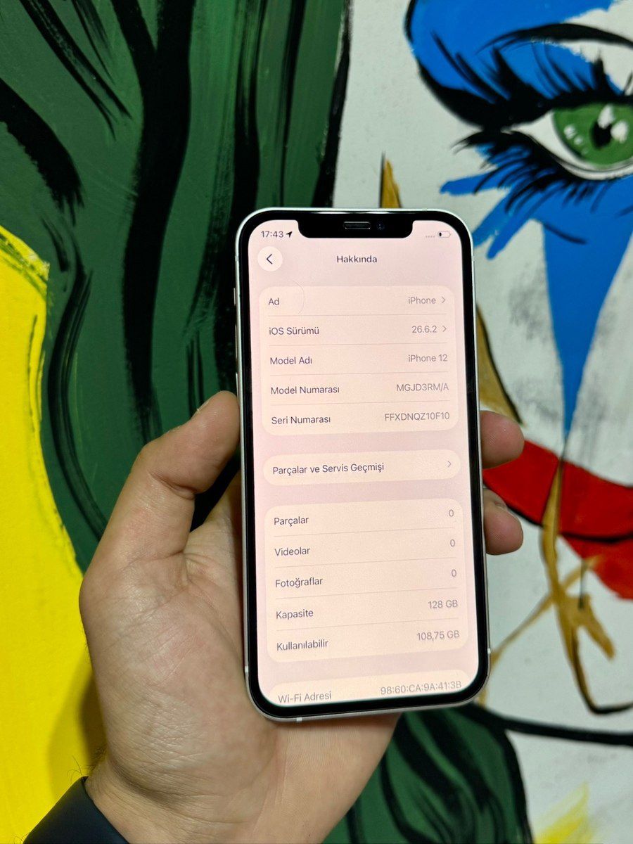 Apple iPhone 12 White 128GB/4GB — Smartfonlar, Bakı (3)