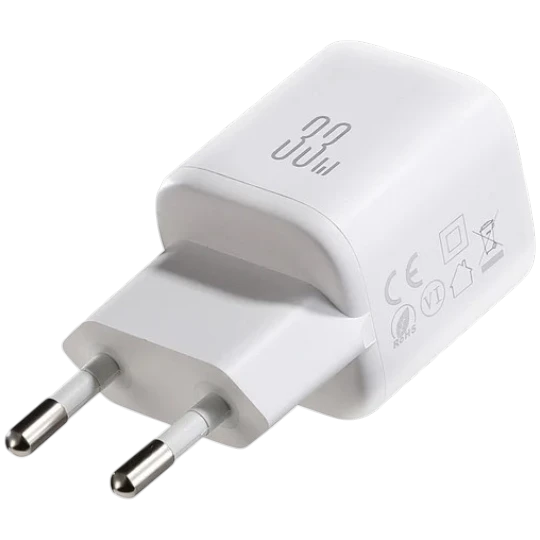 Telefon adapteri Joyroom JR-TG7 QC Charger PD 33W C White — Bakı