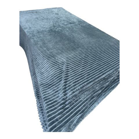 Pled-örtük, boz/mavi, peluş/polyester, 150x180 sm — Bakı