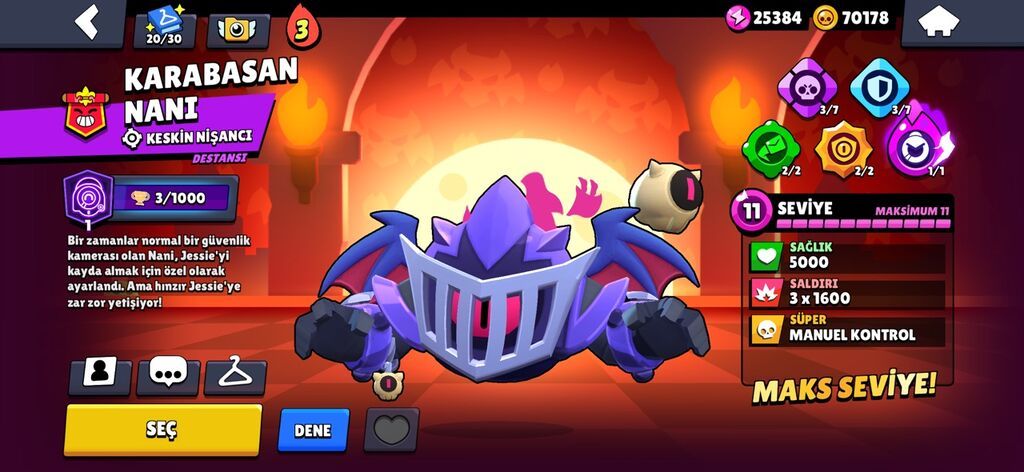 Brawl Stars oyun hesabı – yüksək səviyyəli və zəngin kontentli - Kupa — Şəxsi əşyalar, Masazır (8)