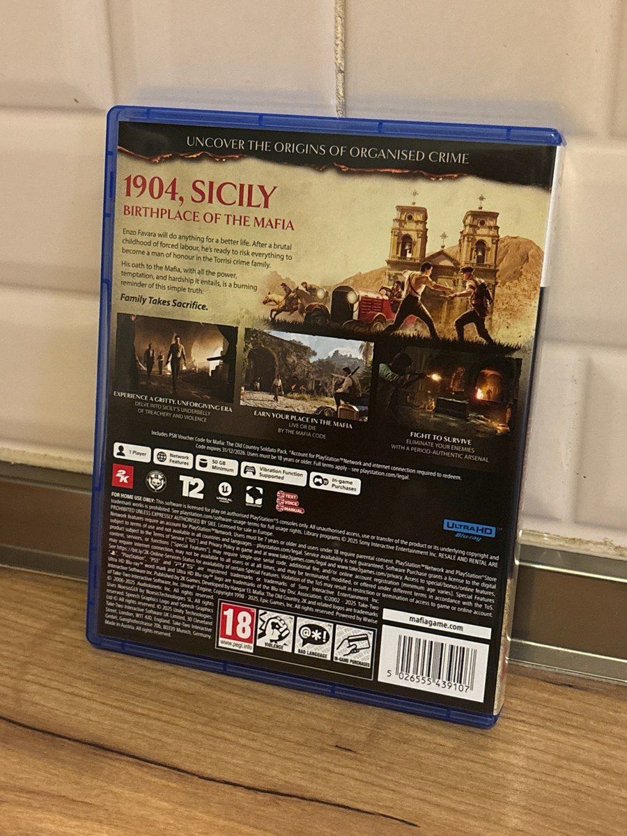 PlayStation 5 üçün Mafia: The Old Country oyun diski — Oyunlar, konsollər və proqramlar, Bakı (2)