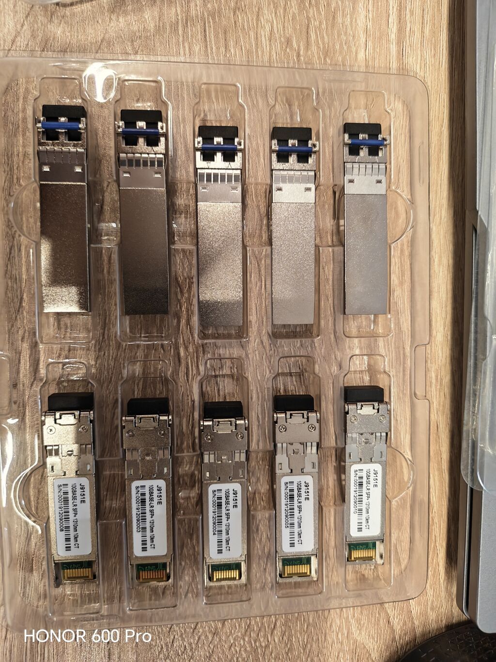 SFP+ optik transiver modulları paketi Məhsul təsviri: - Model — Şəbəkə və server avadanlığı, Mehdiabad (2)
