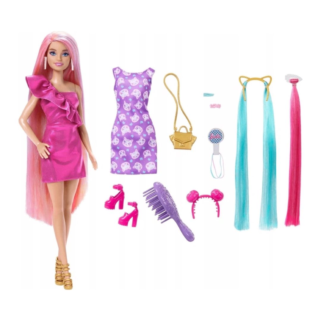 Kukla Barbie Uzun Çəhrayı Saçlı — Mallar, Bakı (2)