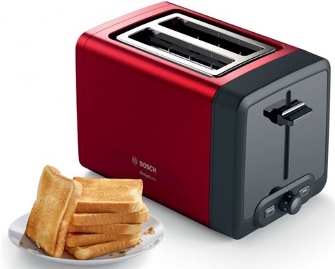 Toster "Bosch TAT4P424 (Qırmızı, 970W)" — Bakı