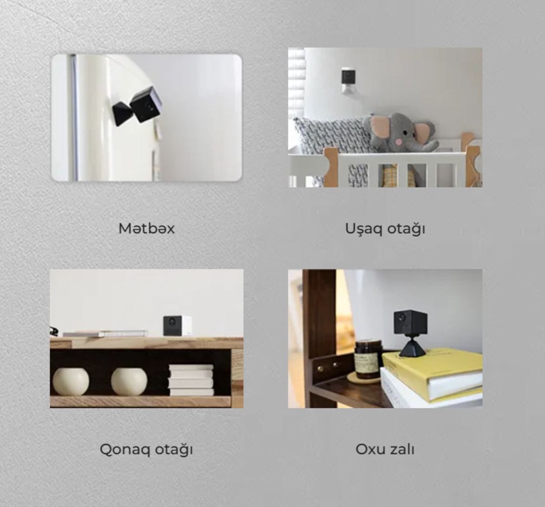 Ezvız CS-CB2 WH (Type-C) 2MP WiFi Battery Mini Indoor Kamera — Ağıllı ev və təhlükəsizlik, Bakı (6)