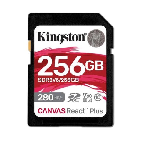 Kingston Canvas React Plus V60 256GB Sdxc Uhs-ıı U3 Yaddaş Kartı — Bakı