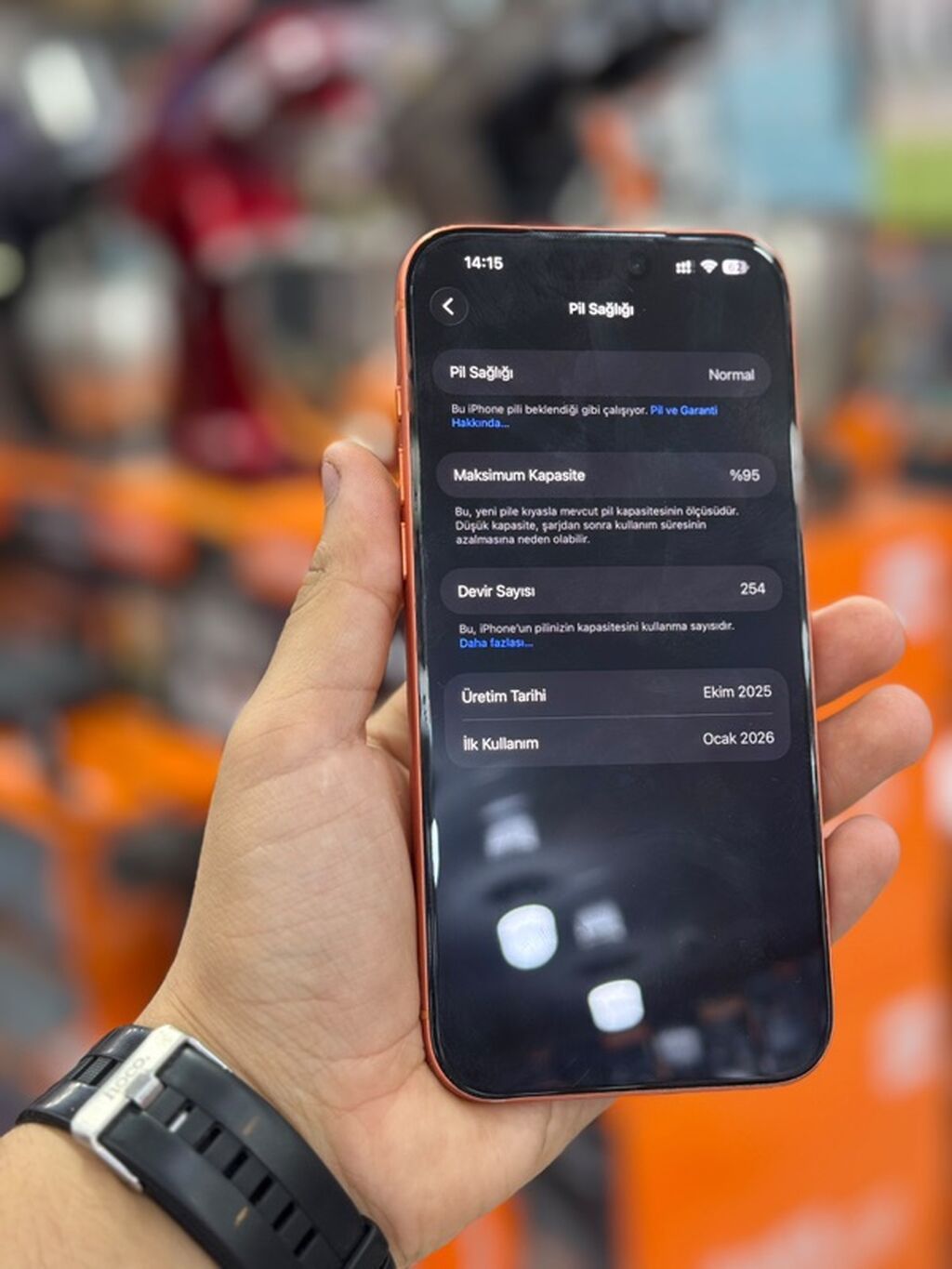 IPhone 17 Pro Max, 256 GB, Narıncı, Zəmanət, Kredit, Qırıq — Apple iPhone, Bakı (3)