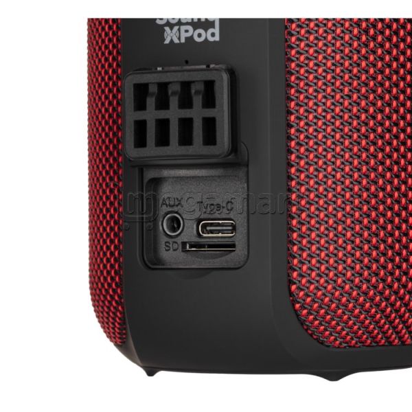 Portativ Bluetooth Dinamik 2E SoundXPod, 15W, Qırmızı (2E-BSSXPWRD) — Akustik sistemlər, Bakı (2)