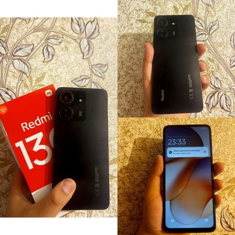 Redmi 13C, 128 GB, rəng - Qara, Sənədlərlə — Gəncə