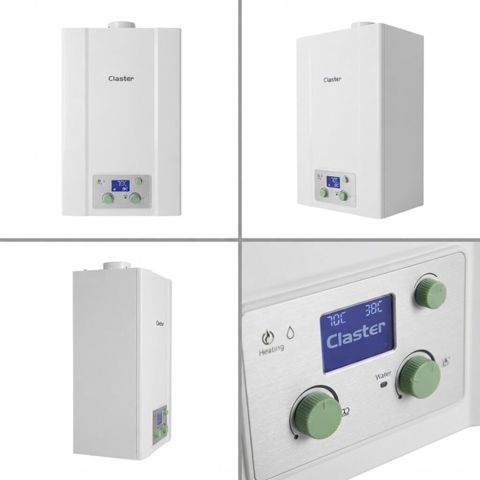 Maktek Epsilon LCD 24 kW – divar tipli hermetik qaz kombisi Türkiyədə — Bakı