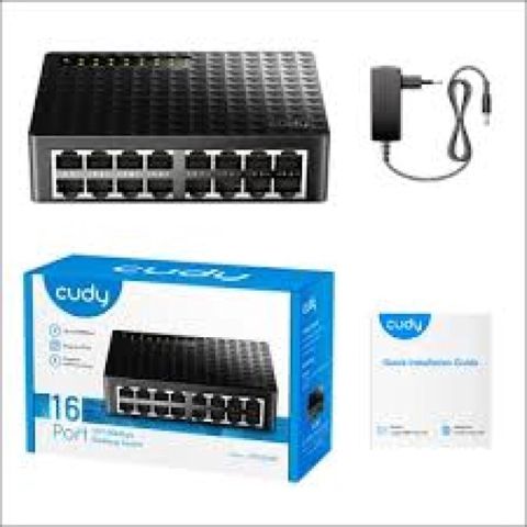 Cudy FS1016D 16 Port 10/100 Mbps Unmanaged Desktop Switch Cudy — Bakı