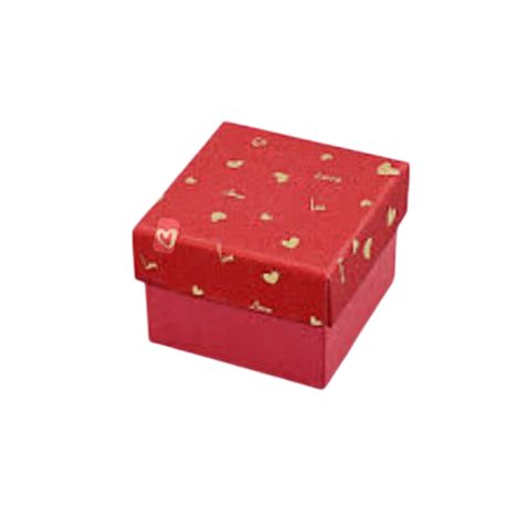 Zərgərlik üçün hədiyyə qutusu, 9x5.5x8 sm, karton, qırmızı — Bakı