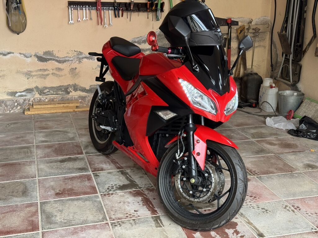 Idman üslublu yol motosikleti - Korpus: tam qapaqlı sport dizayn — Motosikletlər, Bakı (10)