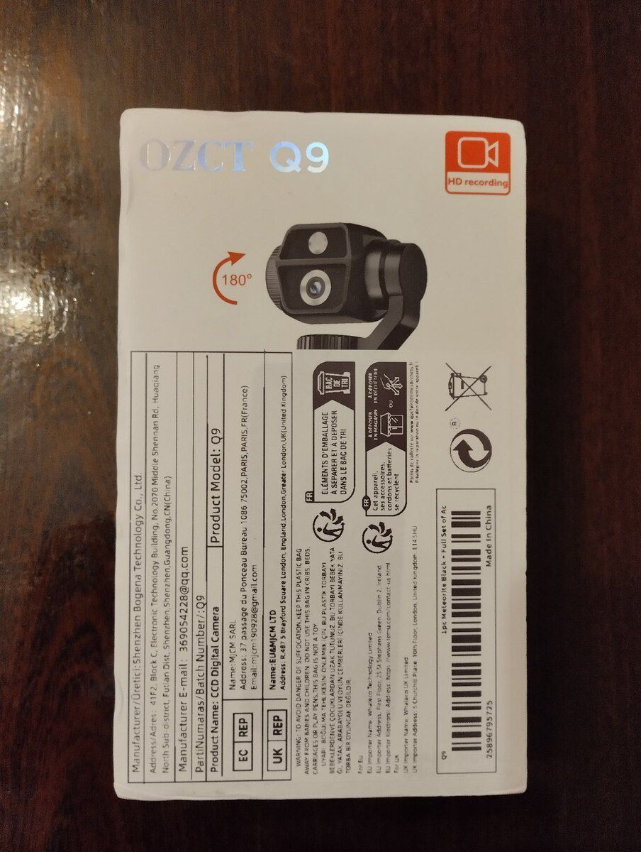 Kamera Ozct Q9 — Foto və video texnikası, Bakı (2)