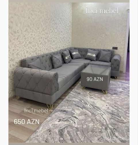 Yeni, Künc divan, Qonaq otağı üçün, Açılan, Azərbaycan — Bakı