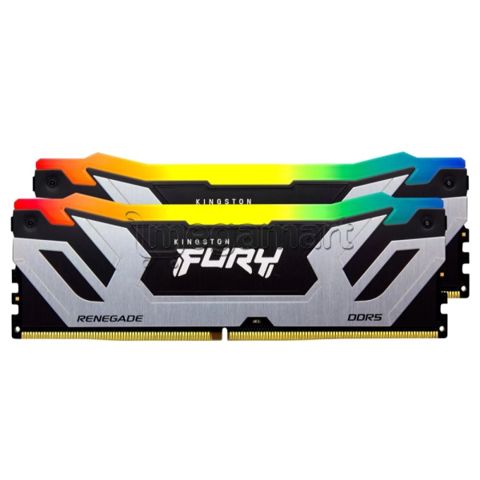 Operativ yaddaş Kingston 48GB 8000MT/s DDR5 CL38 Dımm (Kit of 2) Fury Renegade RGB Silver (KF580C38RSAK2-48) — 709.99 ₼ · Bakı · Sabit diskləri Operativ yaddaş Kingston 48GB 8000MT/s DDR5 CL38 Dımm (Kit of 2) Fury Renegade RGB Silver (KF580C38RSAK2-48) — Bakı
