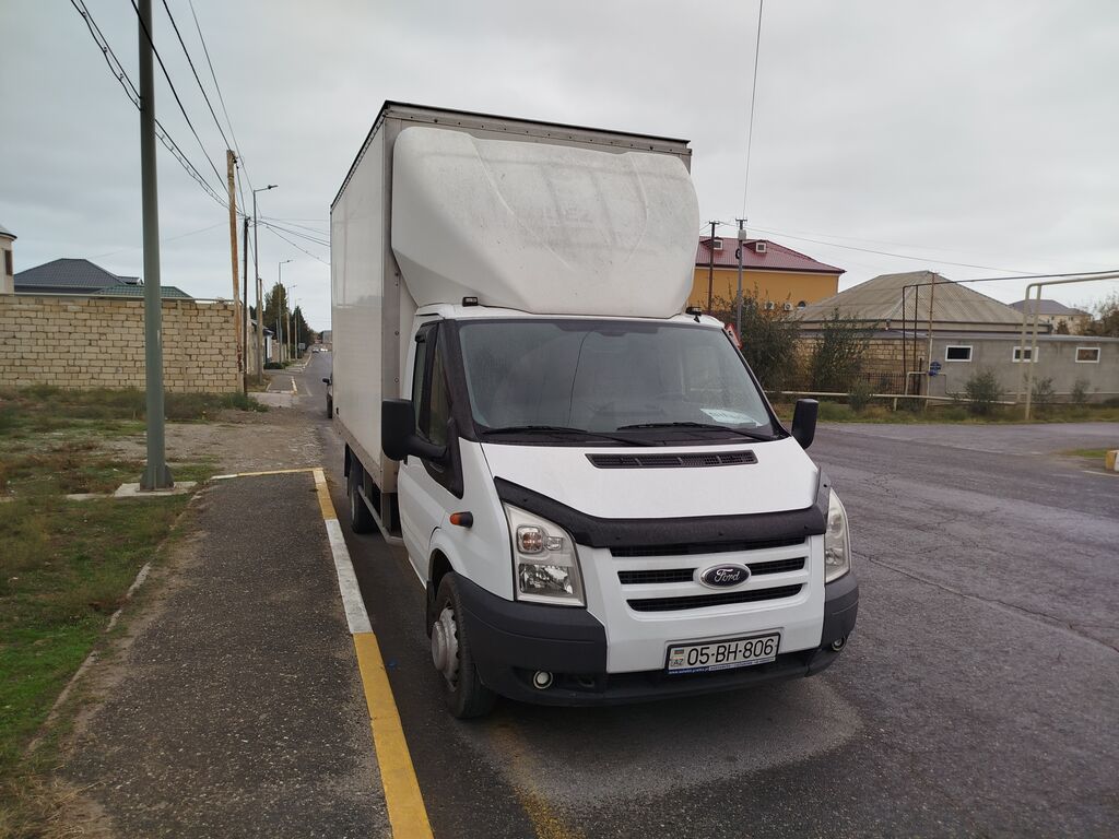 Ford Transit yük maşını – tenteli/izotermik tipli qutu kuzov 05-BH-806 — Yük maşınları, Sumqayıt (2)