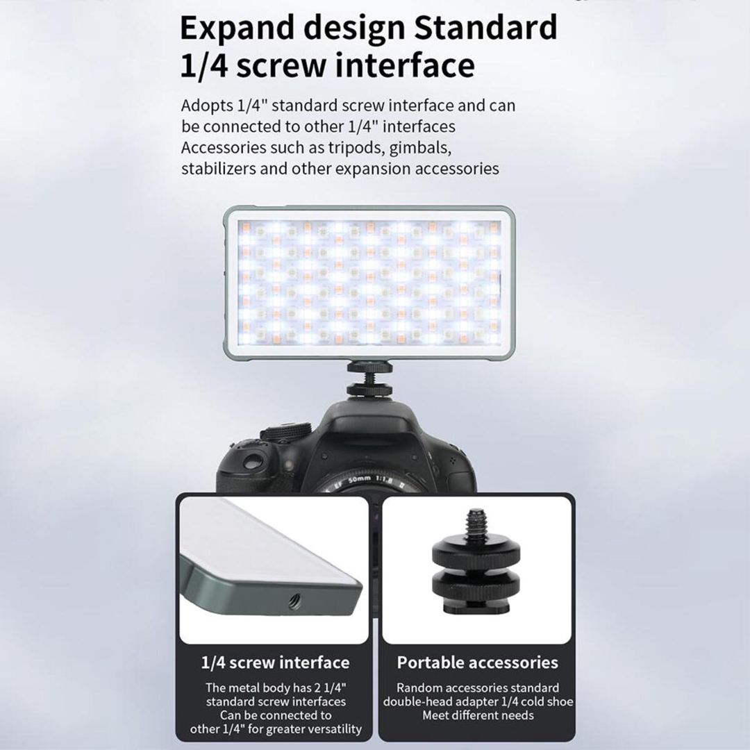 “D02” RGB LED işıq 10W — Foto və video texnikası, Bakı (7)