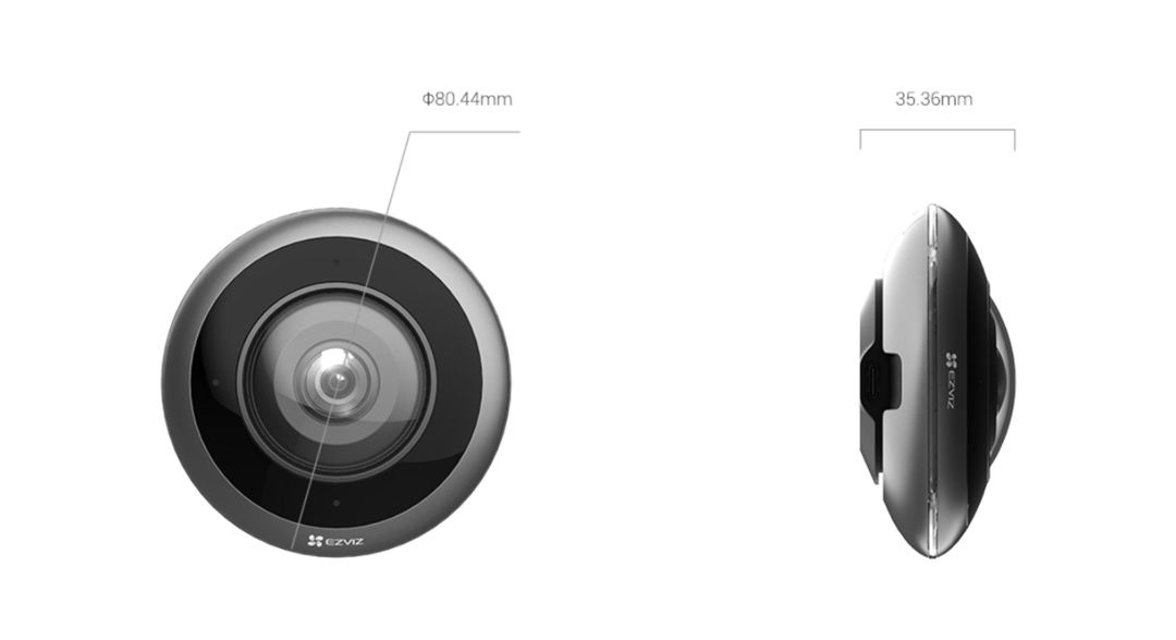 Ezviz CS-E4p 3K+ 6MP Wi-Fi Panoramic Fisheye Camera — Ağıllı ev və təhlükəsizlik, Bakı (4)