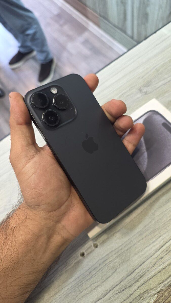 Apple iPhone 15 Pro Black Titanium 128GB/8GB — Smartfonlar, Bakı (2)