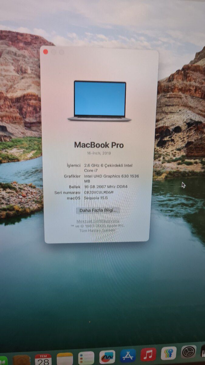 Apple Macbook Pro i7 2019 — Noutbuklar, Bakı (3)