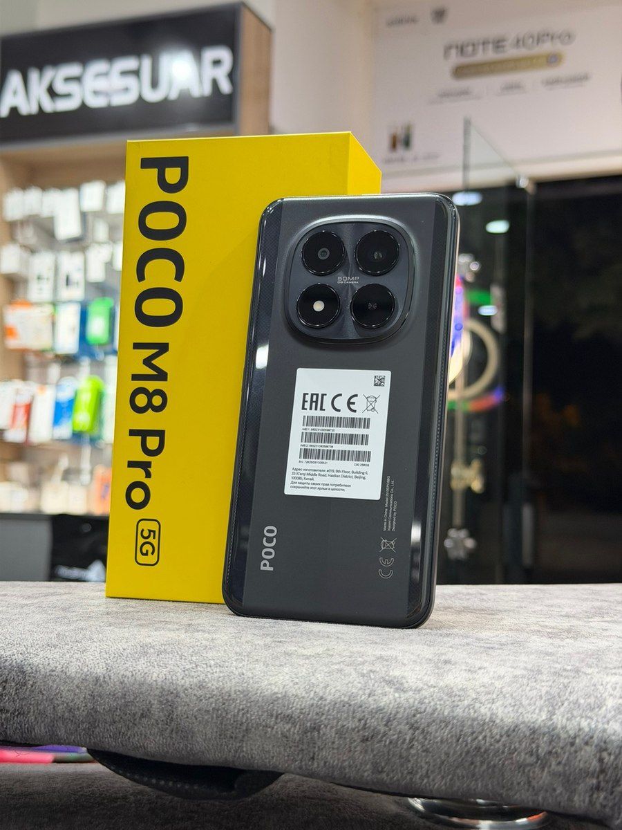 Xiaomi Poco M8 Pro 5G Black 256GB/8GB — Smartfonlar, Bakı (5)