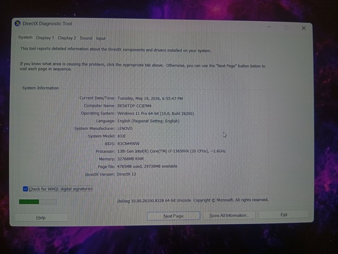 Lenovo loq RTX 5060 / 32GB RAM / i7-13650HX — Noutbuklar, Bakı (10)