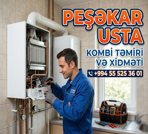 Kombi Servis, Santexnik — Abbasov Məhəmməd — Negotiable · Bakı · Kombi, qazanca və su isitici təmiri Kombi Servis, Santexnik — Abbasov Məhəmməd — Bakı