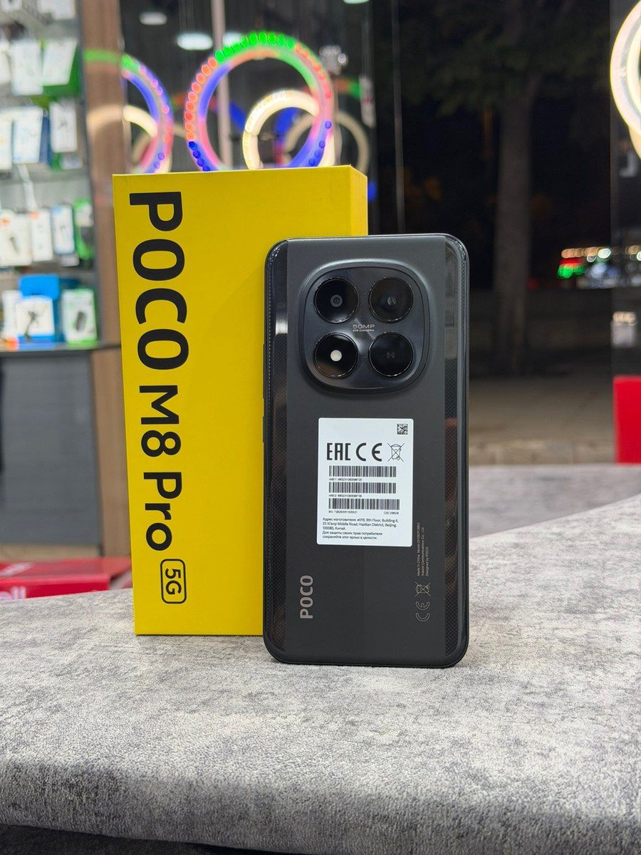 Xiaomi Poco M8 Pro 5G Black 256GB/8GB — Smartfonlar, Bakı (2)